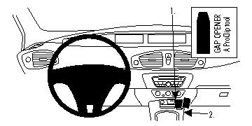 Brodit 854391 Autohalterung Renault Scénic
