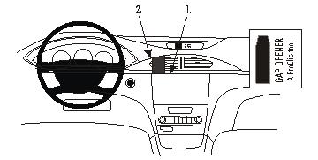 Brodit 853658 Autohalterung Renault Laguna