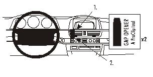 Brodit 853014 support voiture BMW 728-750 E65