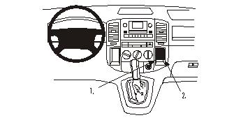 Brodit 853023 Autohalterung Toyota Corolla Verso