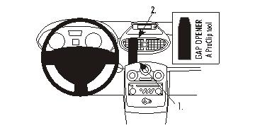Brodit 853796 support voiture Renault Clio III