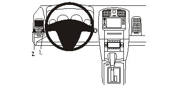 Brodit 803311 Autohalterung Cadillac CTS
