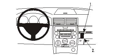 Brodit 853259 Autohalterung Mazda 2