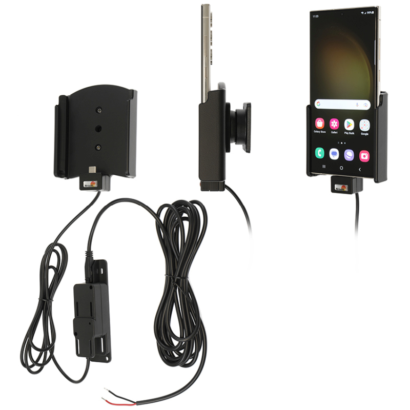 Brodit 727346 Autohalterung Samsung, Galaxy S23 Ultra SM-S918B/DS ,