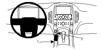 Brodit 854663 support voiture Chevrolet Volt