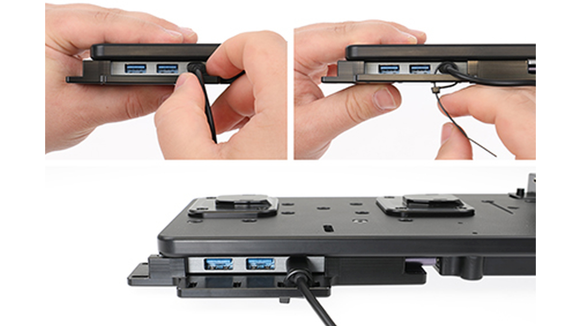 Brodit 216418 ModTek Accessoires Hub 3 ports pour ModTek Dock