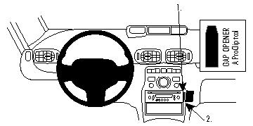 Brodit 854294 Autohalterung Citroen C3 Picasso