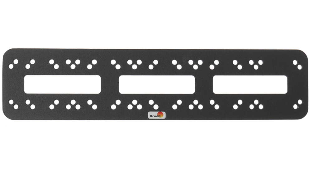 Brodit 216095 Plaque de montage, plaque d'extension