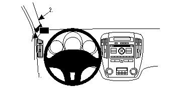 Brodit 804435 ProClip Kia cee'd Autohalterung