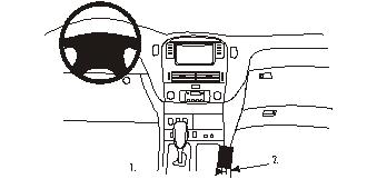 Brodit 832889 Autohalterung Lexus LS Series