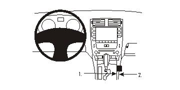 Brodit 833849 Autohalterung Lexus IS Series