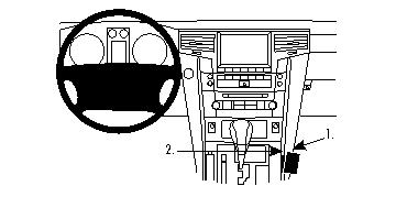 Brodit 834325 Autohalterung Lexus LX Series