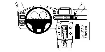 Brodit 854673 Autohalterung Volvo S80