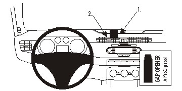 Brodit 854984 Alfa Romeo Giulietta Autohalterung