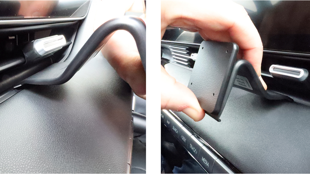 Brodit 856249 Autohalterung Hyundai, Ioniq 5 25-, an der Mittelconsole, Center mount