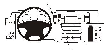 Brodit 213456 Autohalterung Mercedes Benz Sprinter