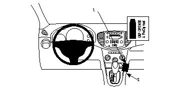 Brodit 854184 support voiture Hyundai i10