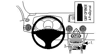 Brodit 854223 Autohalterung Renault Koleos