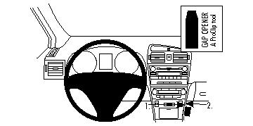 Brodit 854281 Autohalterung Toyota Avensis