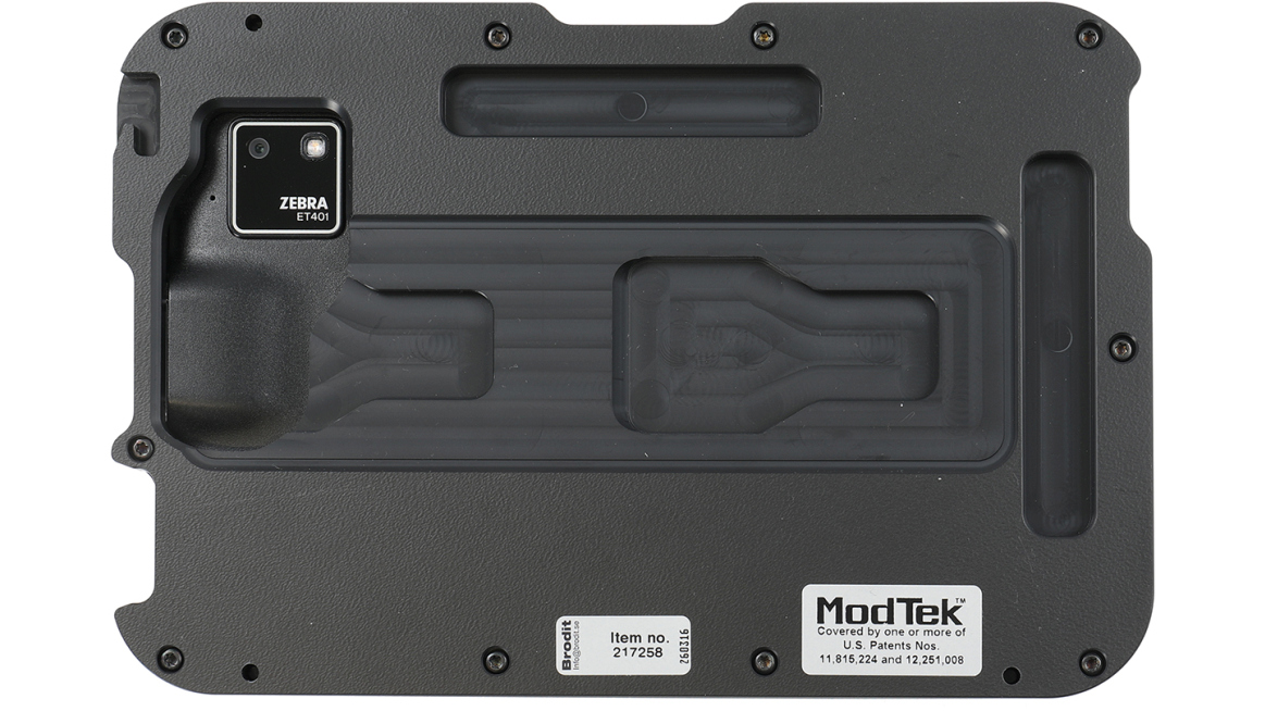 Brodit 217258 ModTek Hard Case Zebra ET401 8"