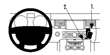 Brodit 854421 Autohalterung Range Rover Sport