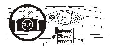 Brodit 853245 Autohalterung Mini Cooper