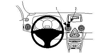 Brodit 854222 Autohalterung Renault Koleos