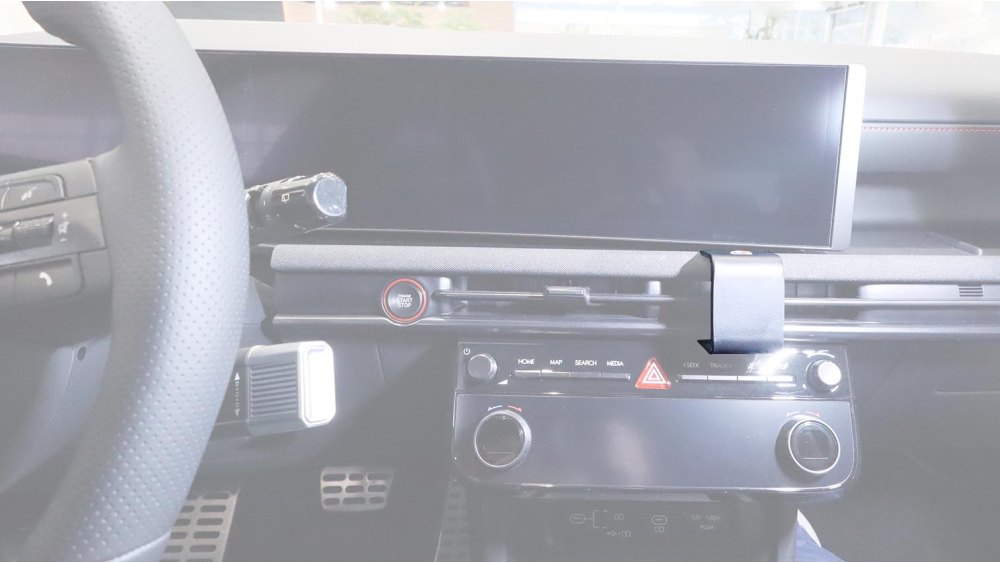 Brodit 856167 support voiture Hyundai Tucson, Santa Cruz, 25- fixation à la console