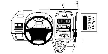 Brodit 853973 Autohalterung Citroen Jumpy III