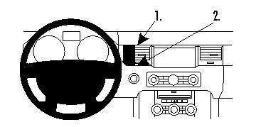 Brodit 854420 Autohalterung Range Rover Sport