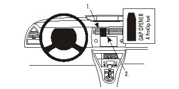Brodit 853534 support voiture Citroen C4