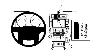 Brodit 854443 support voiture Toyota LandCruiser