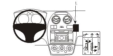 Brodit 853730 support voiture Ford Fiesta