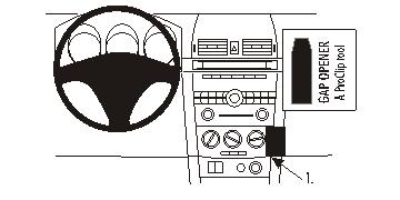 Brodit 853371 support voiture Mazda 3