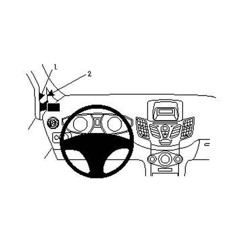 support voiture Ford Fiesta 09-17