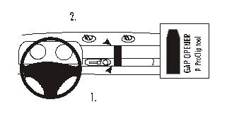 Brodit 852723 ProClip Lotus Elise S1 96-02