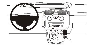 Brodit 853352 support voiture Renault Scénic