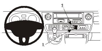 Brodit 853376 support voiture Nissan Interstar