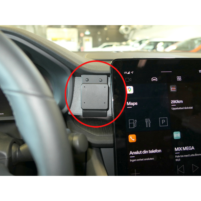 Brodit 855826 support voiture Polestar 2, 20- fixation à la console