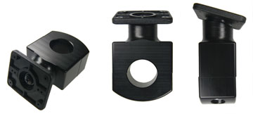 Brodit fixeation moto, 26mm, avec rotule, trous AM