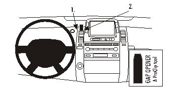 Brodit 853437 support voiture Toyota Prius