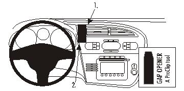 Brodit 853714 Autohalterung Seat Leon