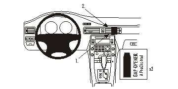 Brodit 853868 ProClip Volvo S80 07-11