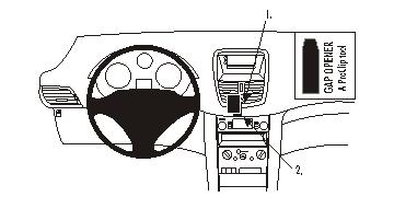 Brodit 853815 Autohalterung Peugeot 207