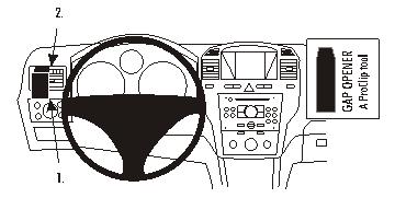 Brodit 803671 support voiture Opel Zafira B