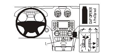 Brodit 853623 support voiture MercedesBenz Mclass