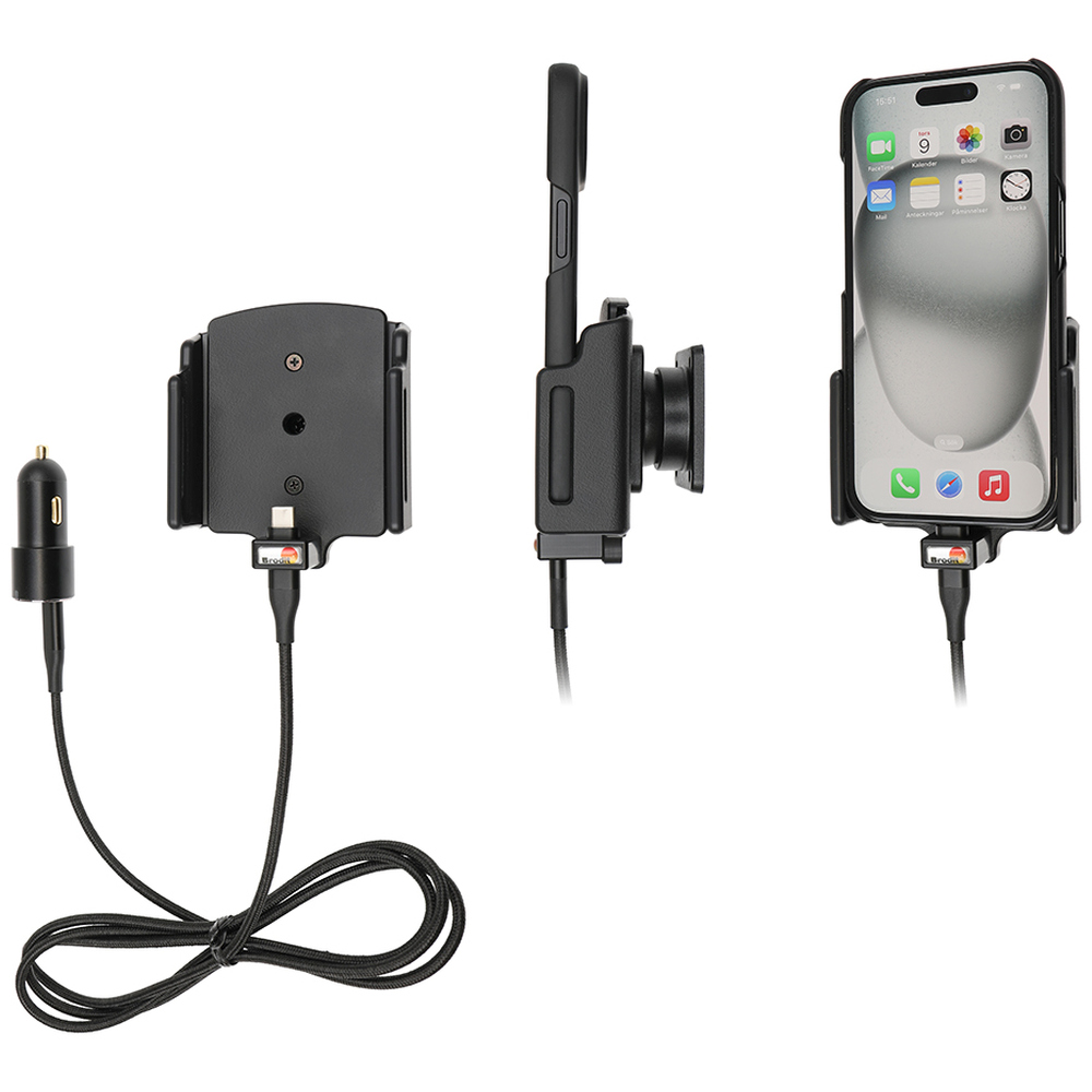 Brodit 721370 Autohalterung Apple, iPhone 15-17 & 15-17 Pro