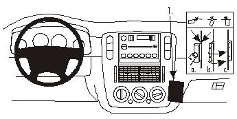 Brodit 852957 Autohalterung Ford Explorer