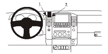 Brodit 853613 support voiture Nissan Frontier