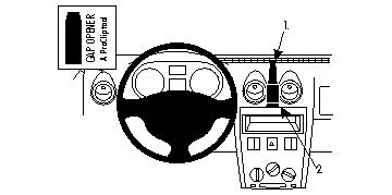 Brodit 854165 Autohalterung Dacia Logan
